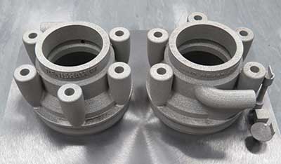 Metal 3D printed manifold for Land Rover BAR produced on Renishaw additive manufacturing system