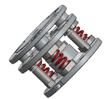 A typical compliance unit to compensate for component offset with respect to chuck 