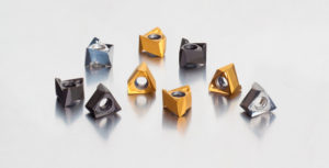 The TNGX10 double-sided triangular inserts offers depth of cut up to 5mm and feature six cutting edges.