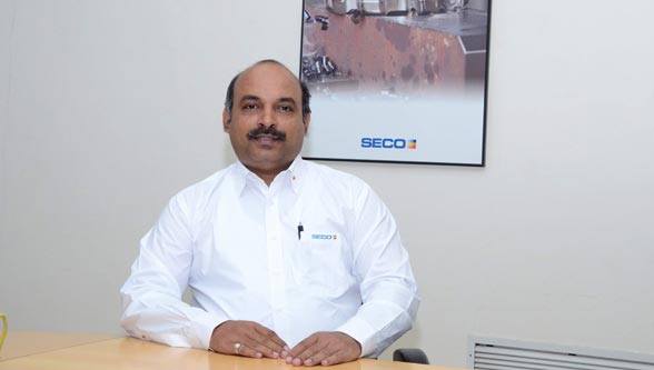 Mr. Atul Mohkhedkar, General Manager (Production) of Seco Tools India