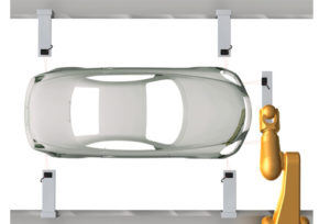Micro-Epsilon’s laser scanners accurately position the vehicle.