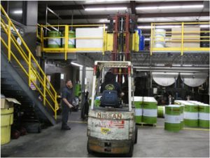 Sorting product at Hangsterfer’s production floor.